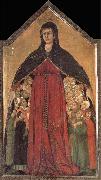 Simone Martini Madona de la Misericordia oil on canvas